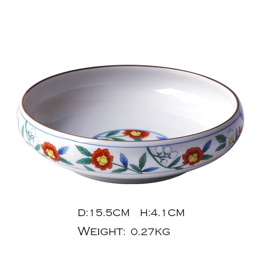 Japanese Imari Small Round Plate, 15 cm (Spring Floral Pattern)